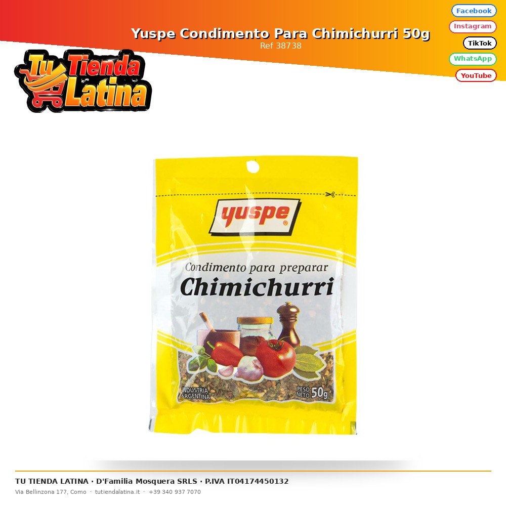 Yuspe Chimichurri Seasoning 50g