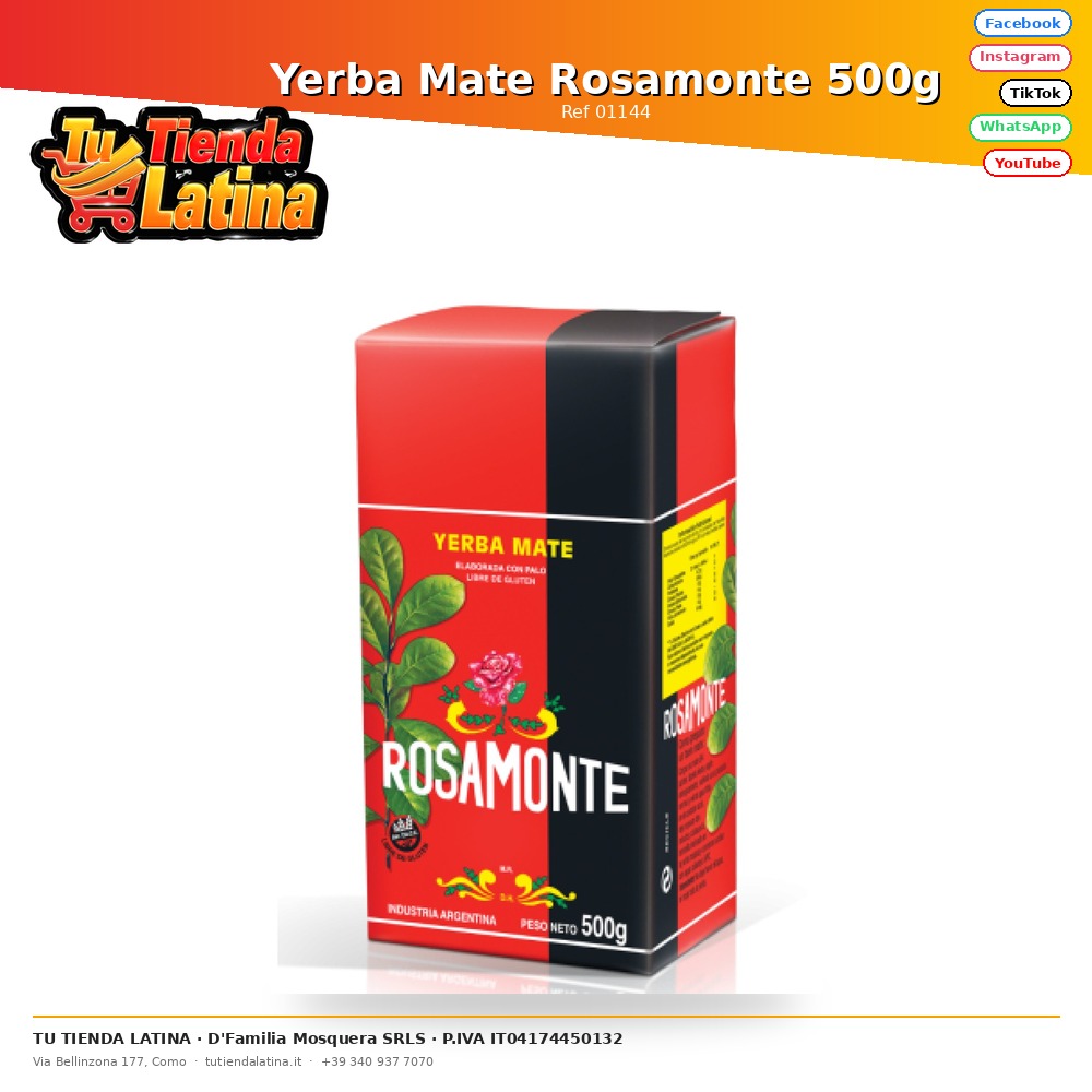 Yerba Mate Rosamonte 500g