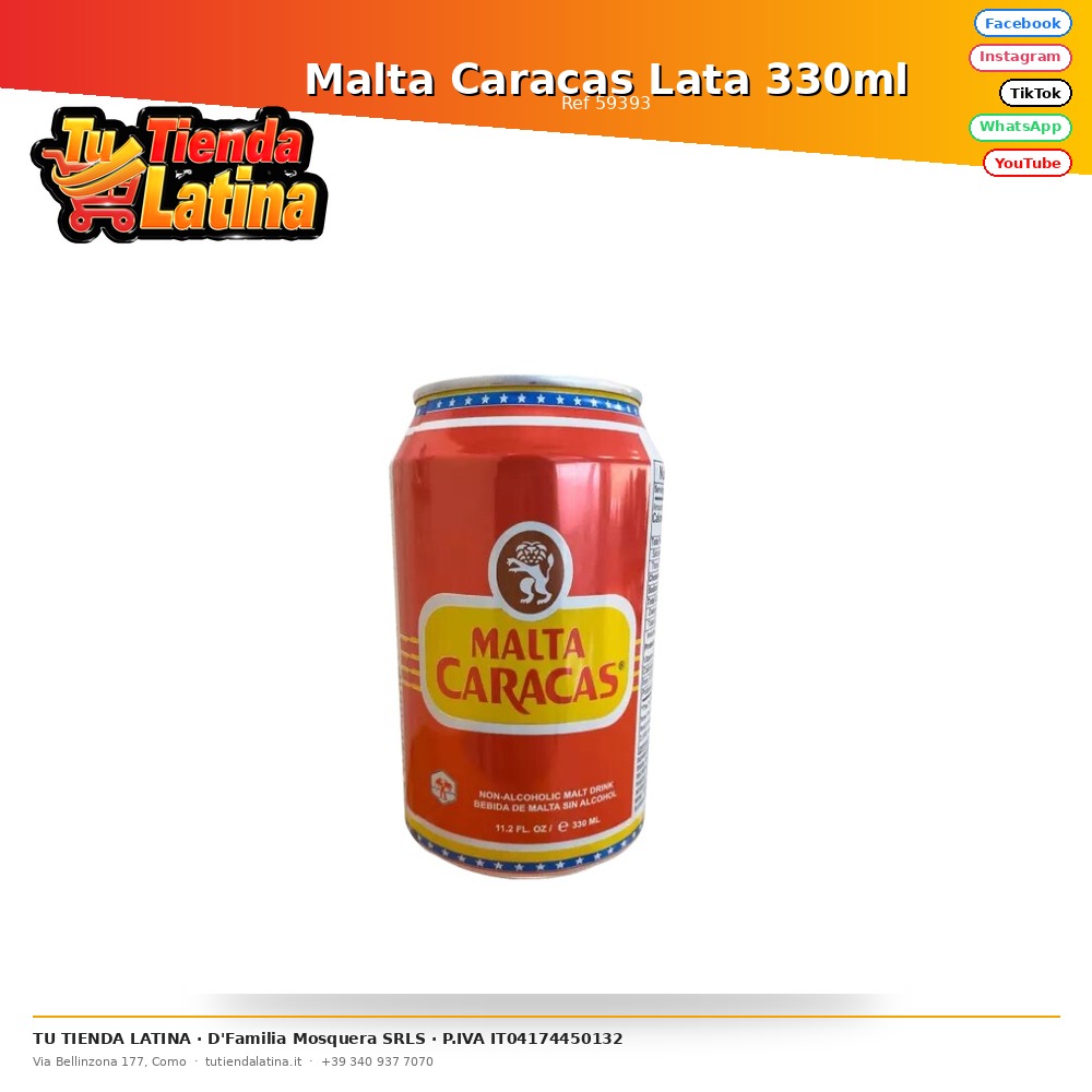Malta Caracas Lata 330ml