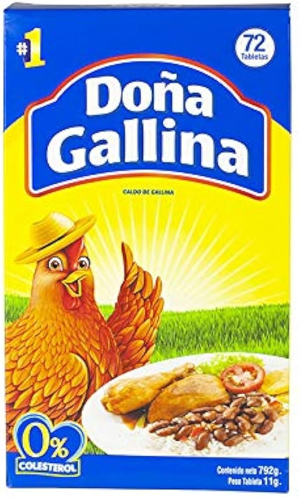 Doña Gallina En Carton Peso Tableta 11G  Y 792G 