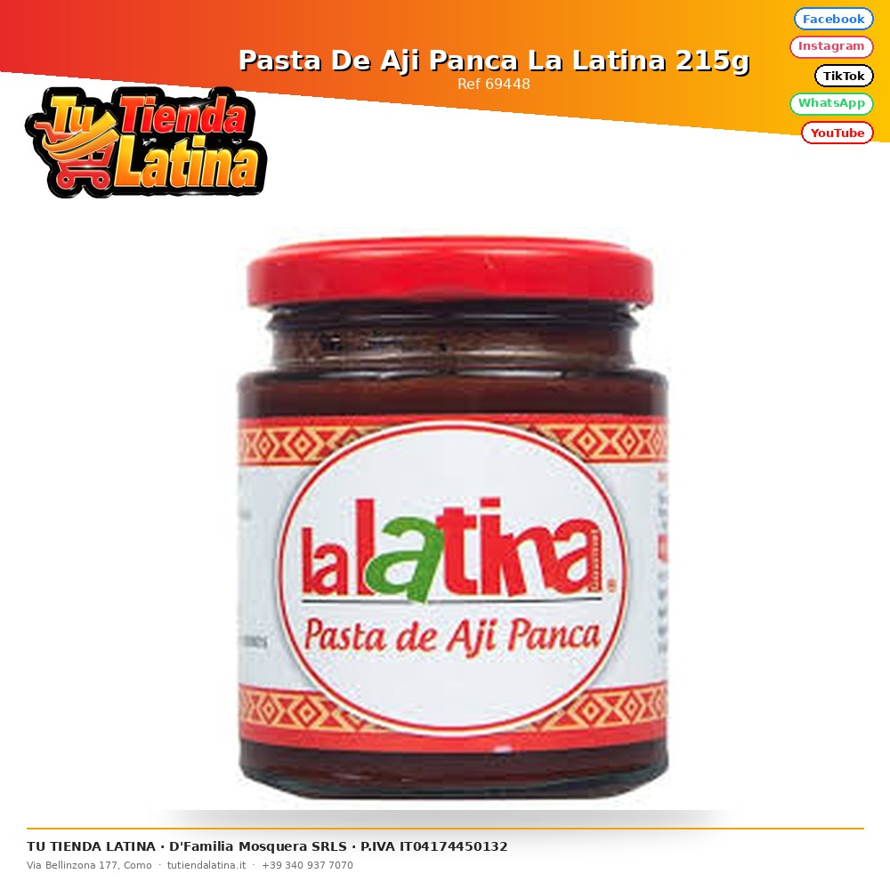 La Latina Aji Panca Paste 215g