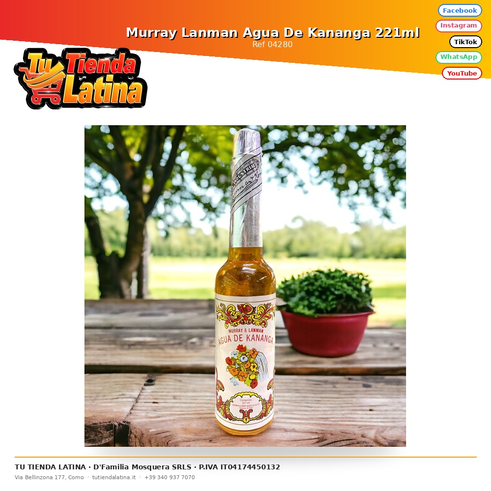 Murray Lanman Kananga Water 221ml