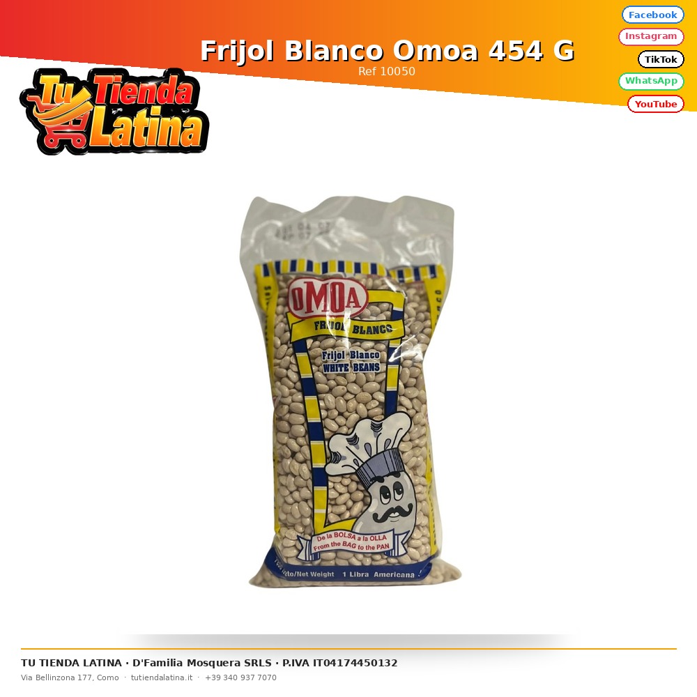 Fagioli bianchi Omoa 454 G