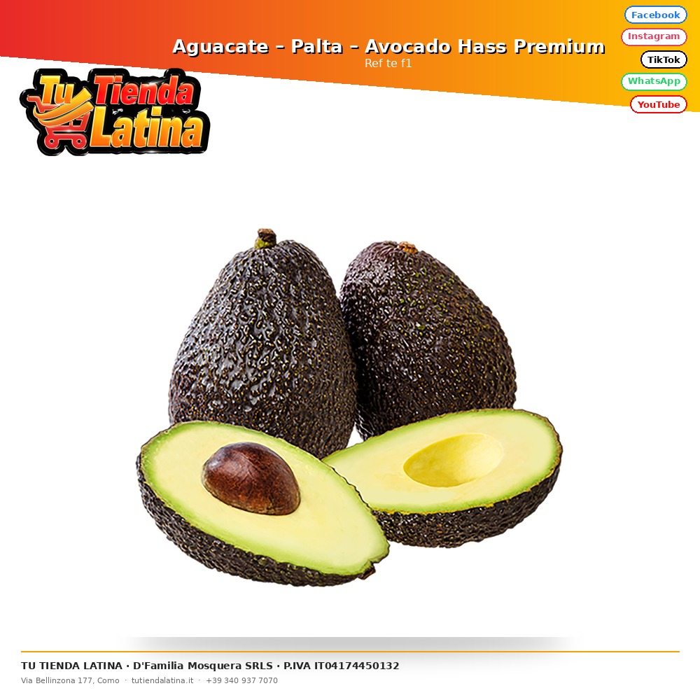 Aguacate – Palta – Avocado Hass Premium