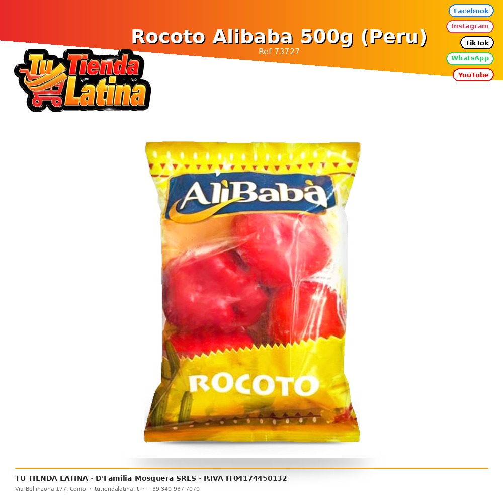 Rocoto Alibaba 500g (Peru)
