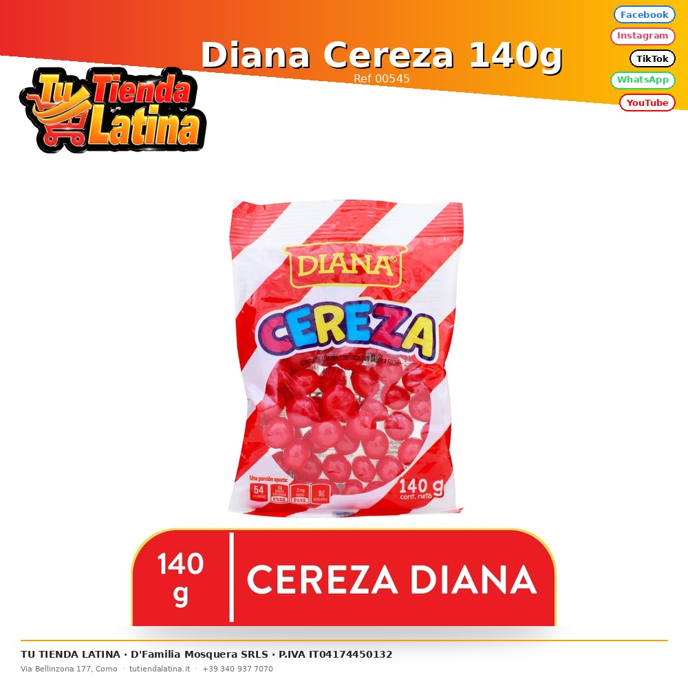 Diana Ciliegia 140g