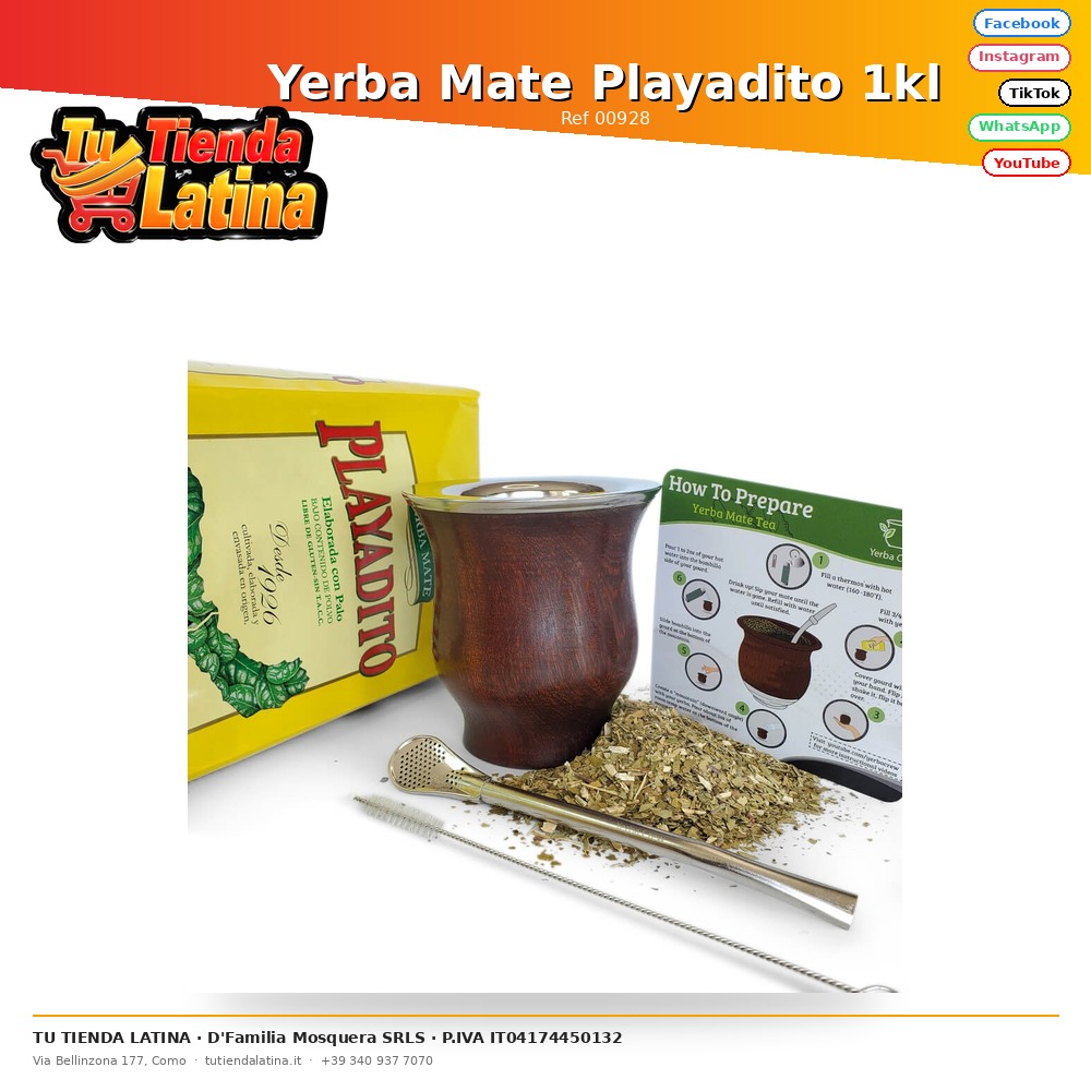 Yerba Mate Playadito 1kl