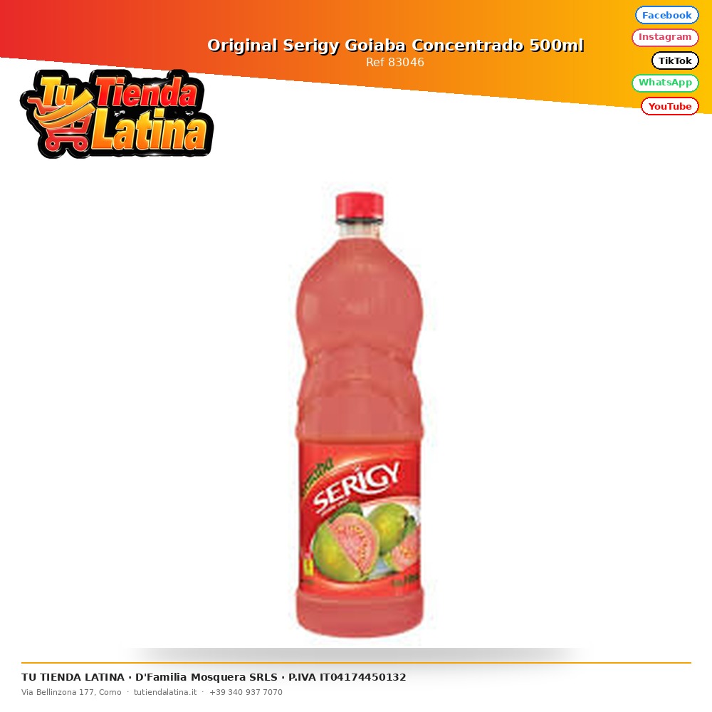 Original Serigy Goiaba Concentrado 500ml