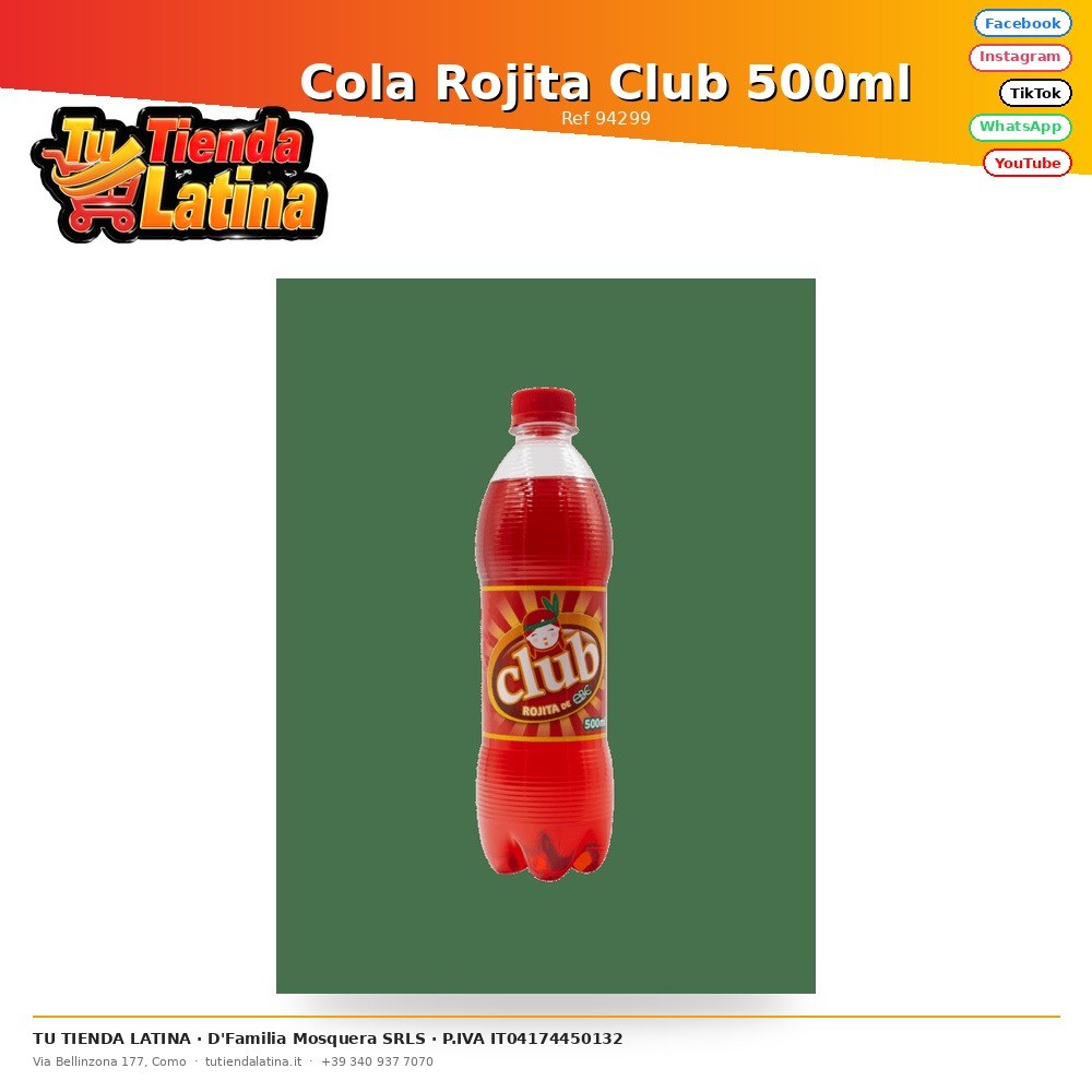 Cola Rossa Club 500ml