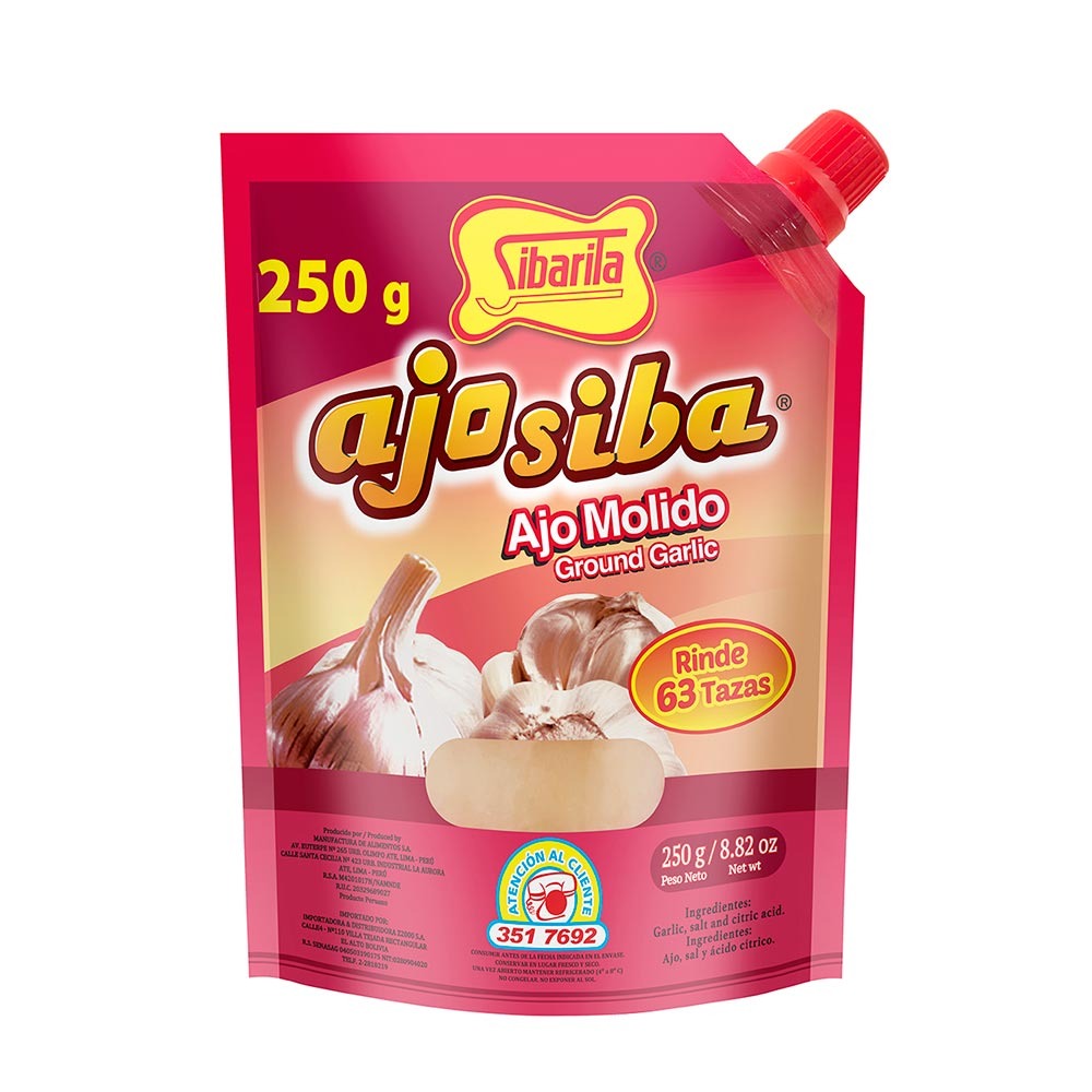 Ajo Siba Ajo Molido 250G Sibarita
