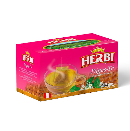 ​Herbi Diges-Té 25 Bolsitas – Infusión Digestiva Natural Peruana