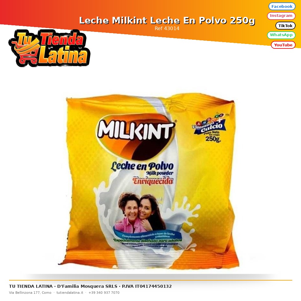 Leche Milkint Leche En Polvo 250g