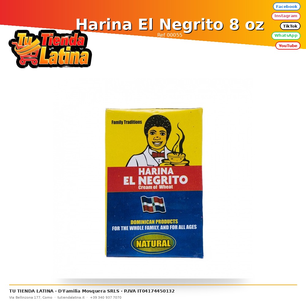 El Negrito Flour 8 oz