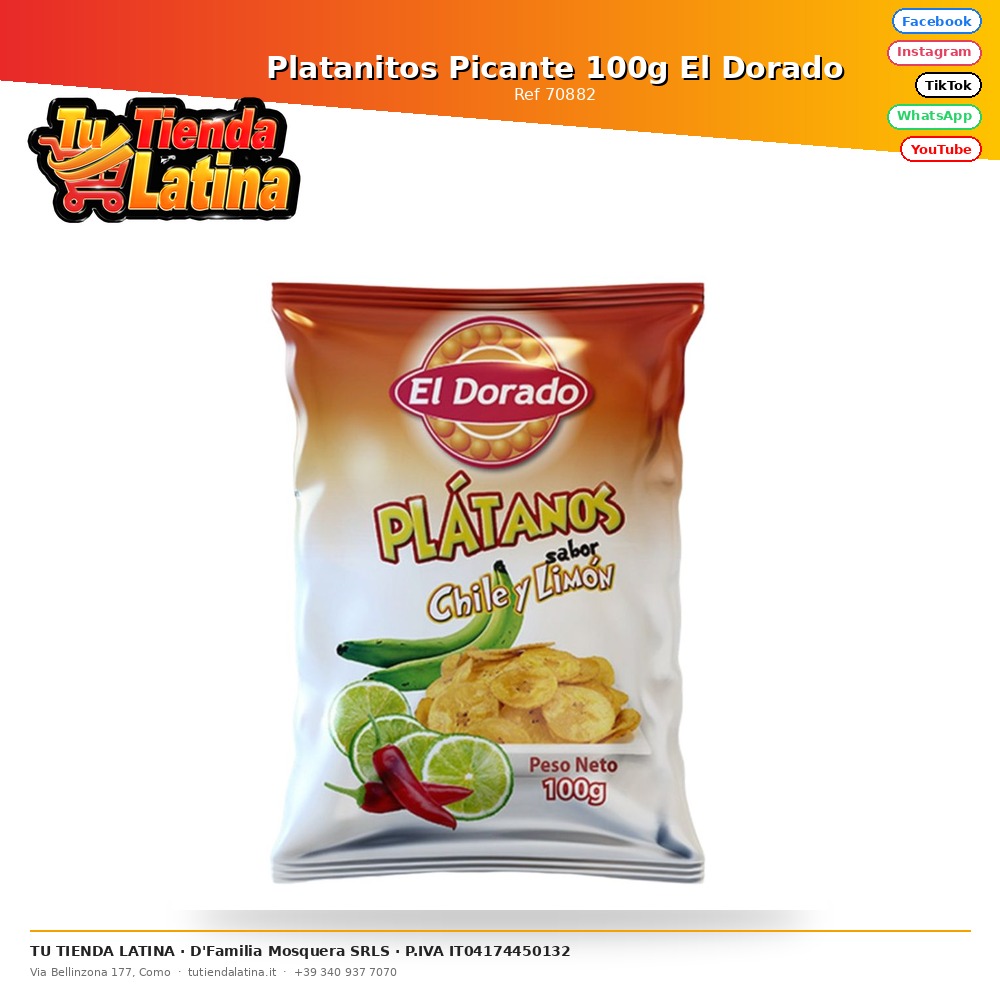 Platanitos Picante 100g El Dorado