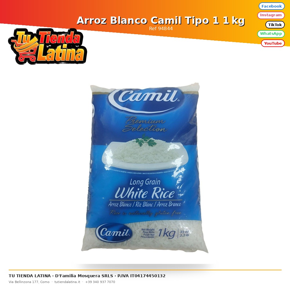 Camil White Rice Type 1 1kg