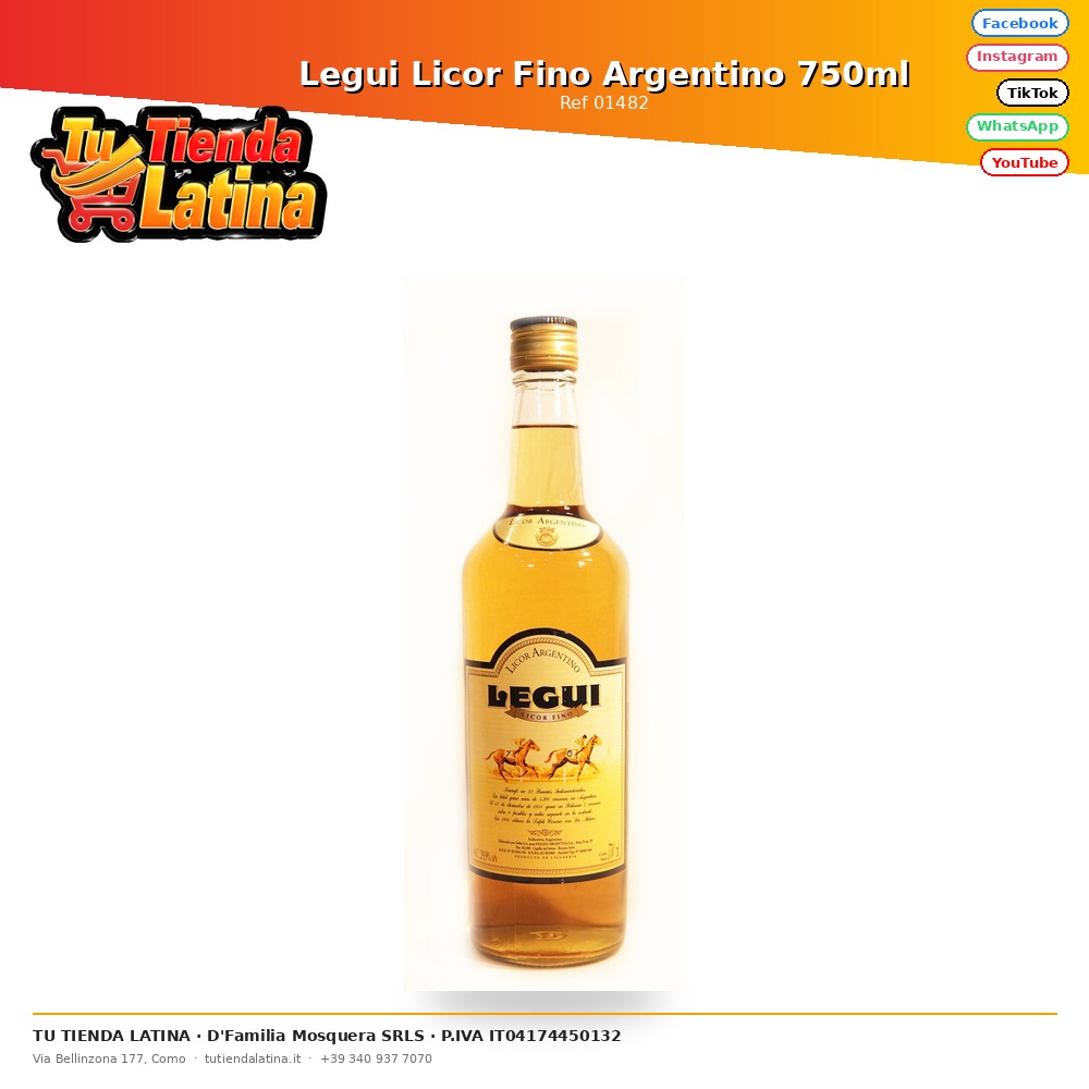 Legui Liquore Argentino Fine 750ml
