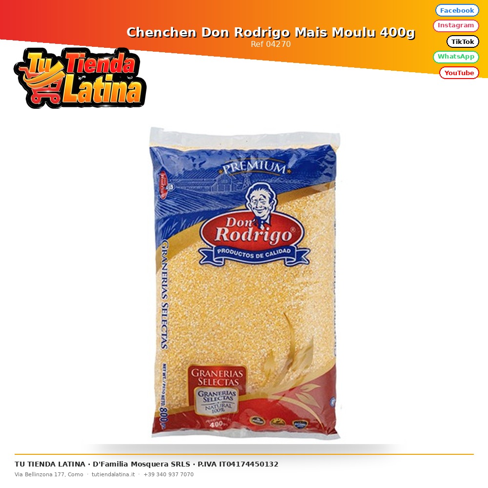 Chenchen Mais Moulu 400g Don Rodrigo
