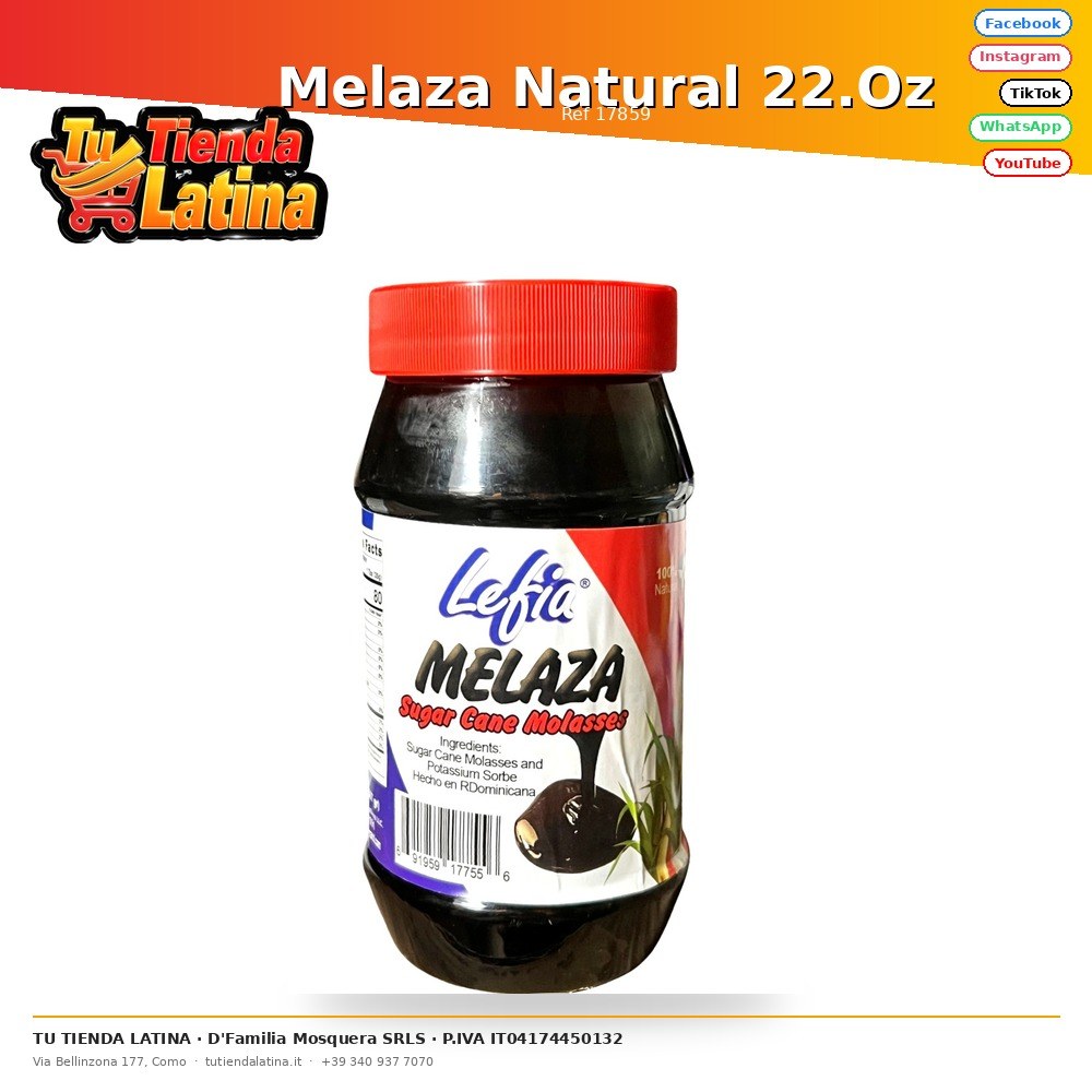 Melassa naturale 22.Oz