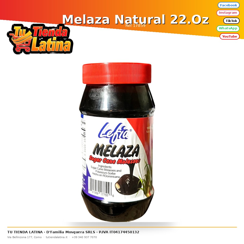 Melaza Natural 22.Oz