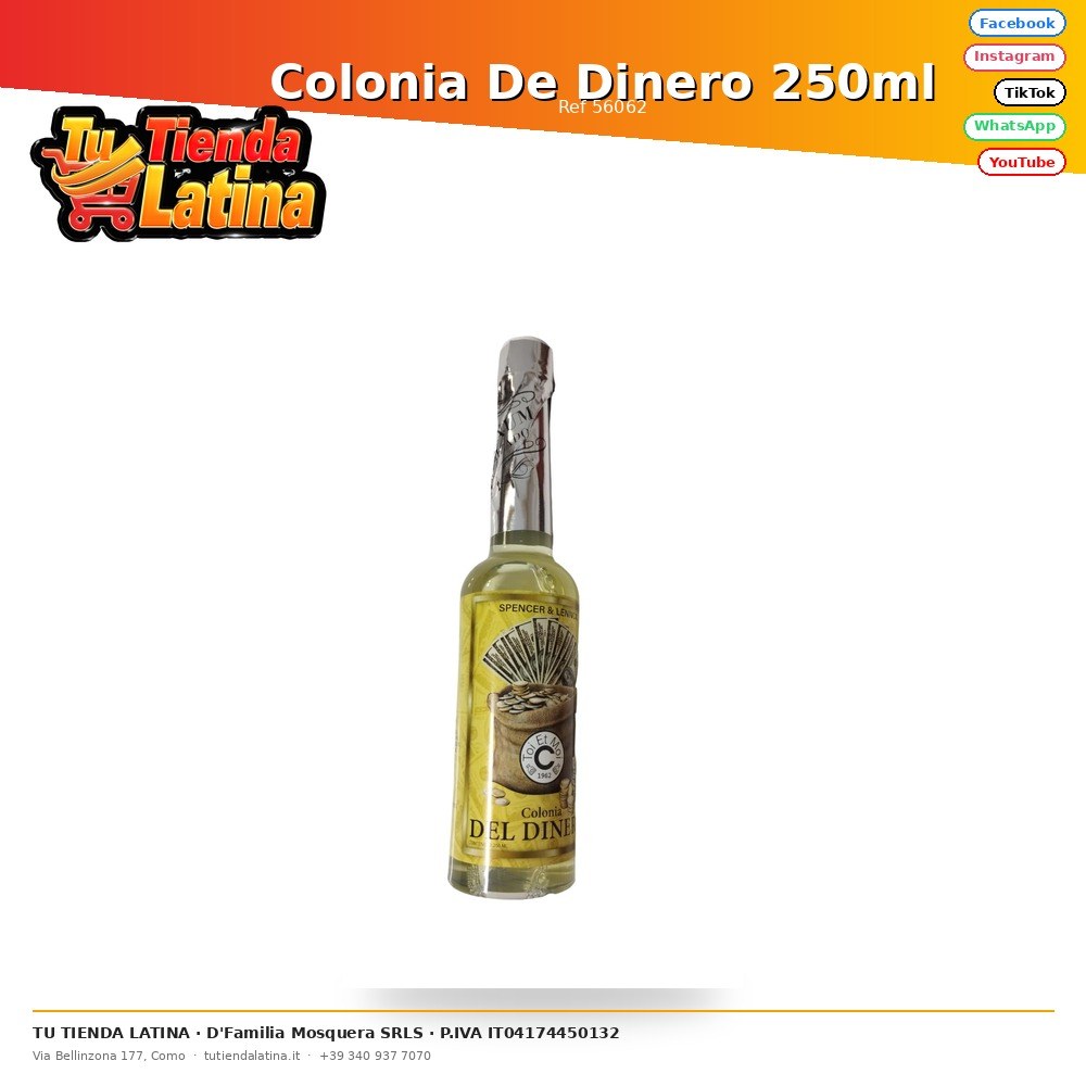 Colonia De Dinero 250ml