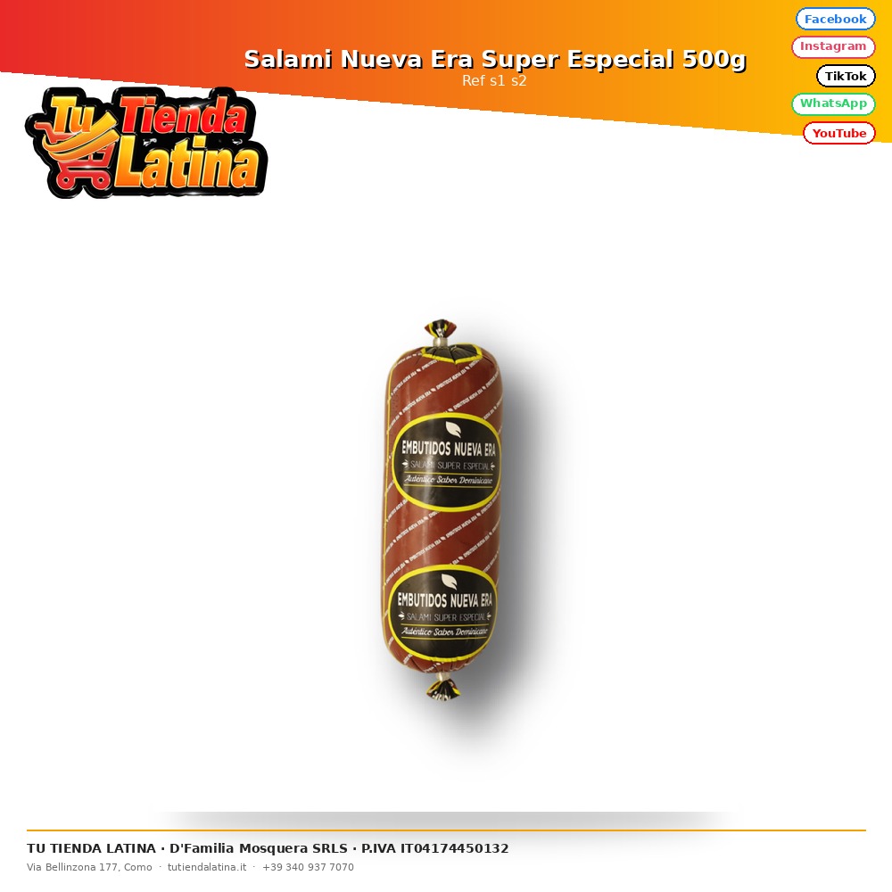 Salami Nueva Era Super Especial 500g