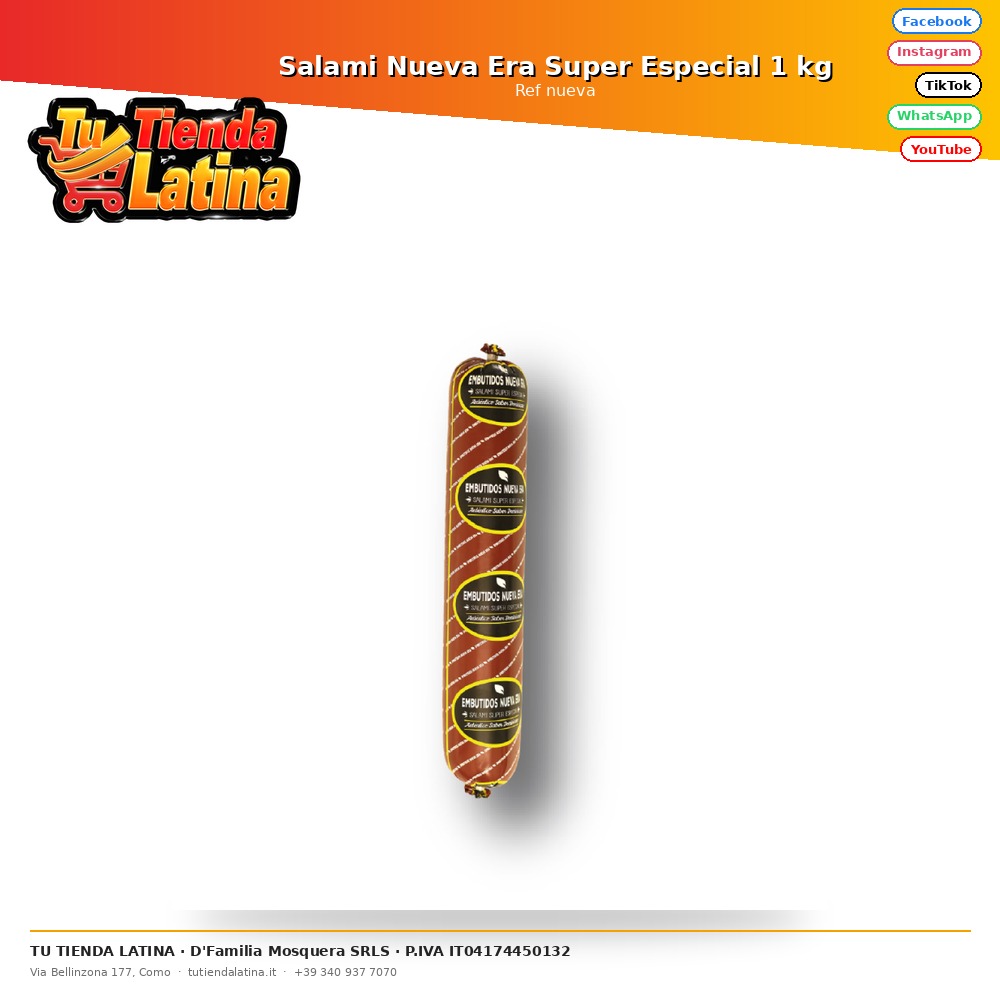 Salami Nueva Era Super Especial 1 kg