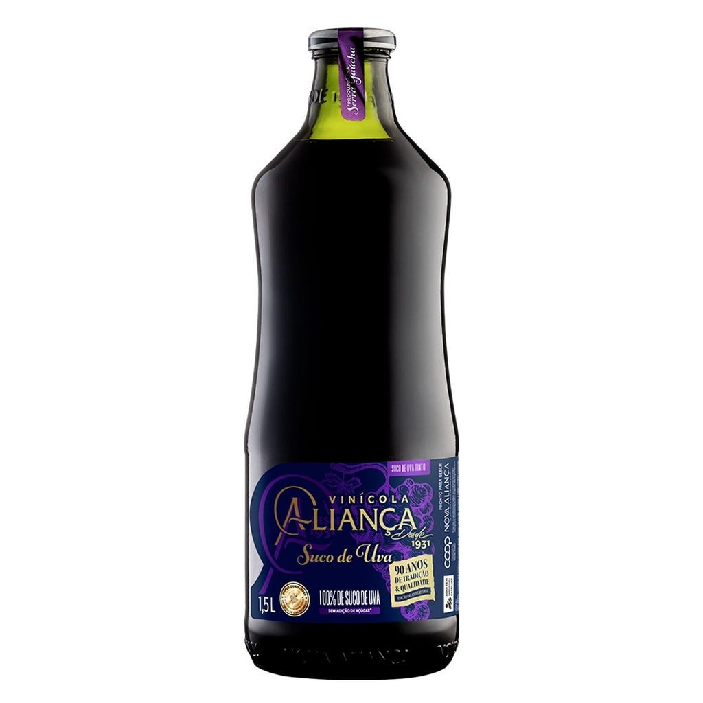 Suco de Uva Integral Tinto Aliança - 1,5L