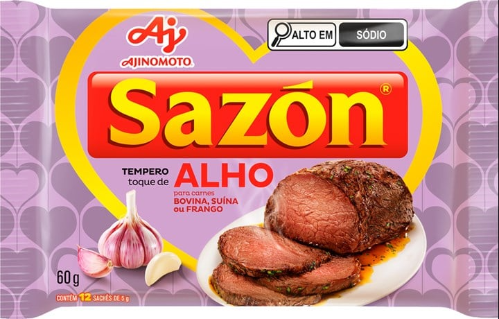 Tempero SAZÓN® Toque de Alho - 60g