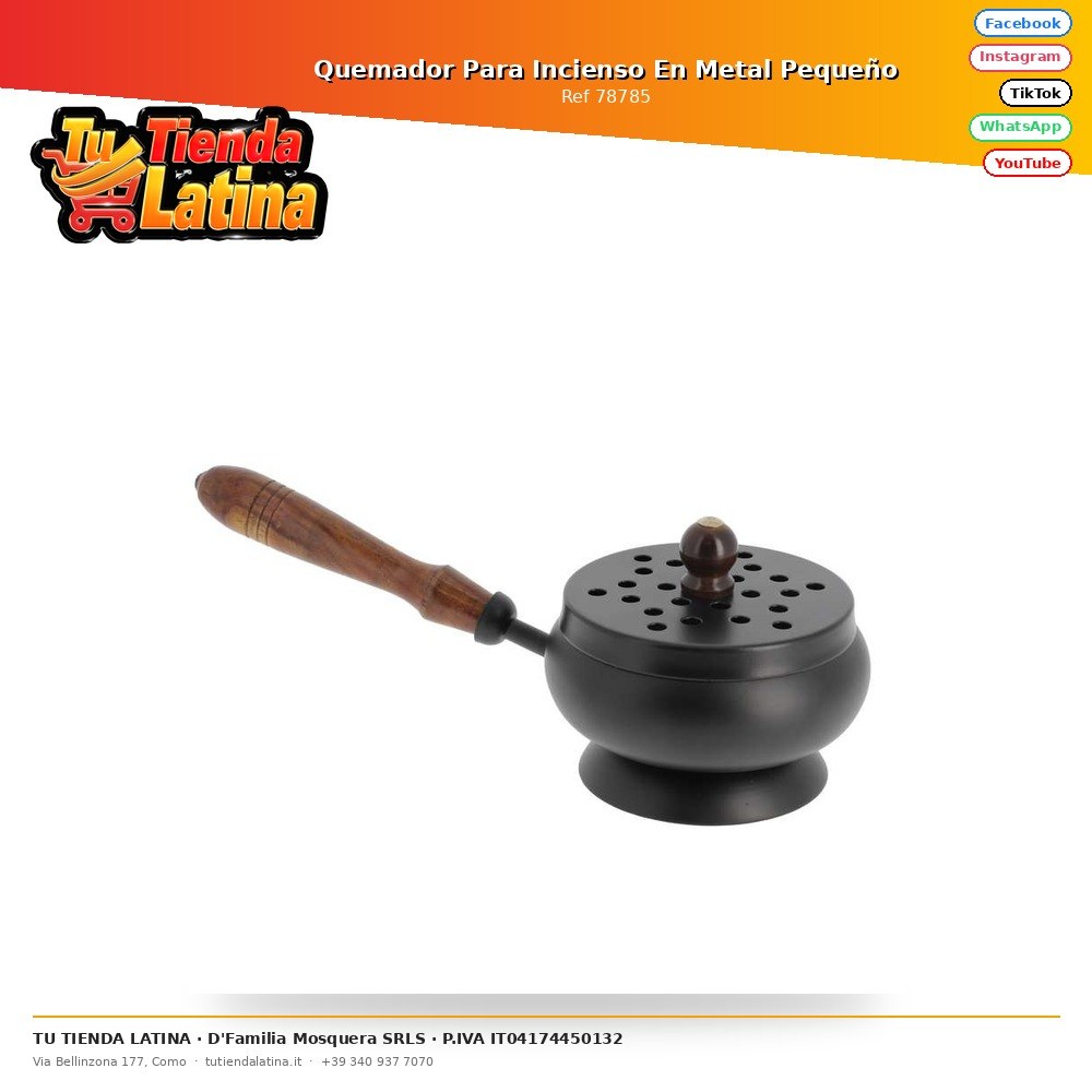 Small Metal Incense Burner