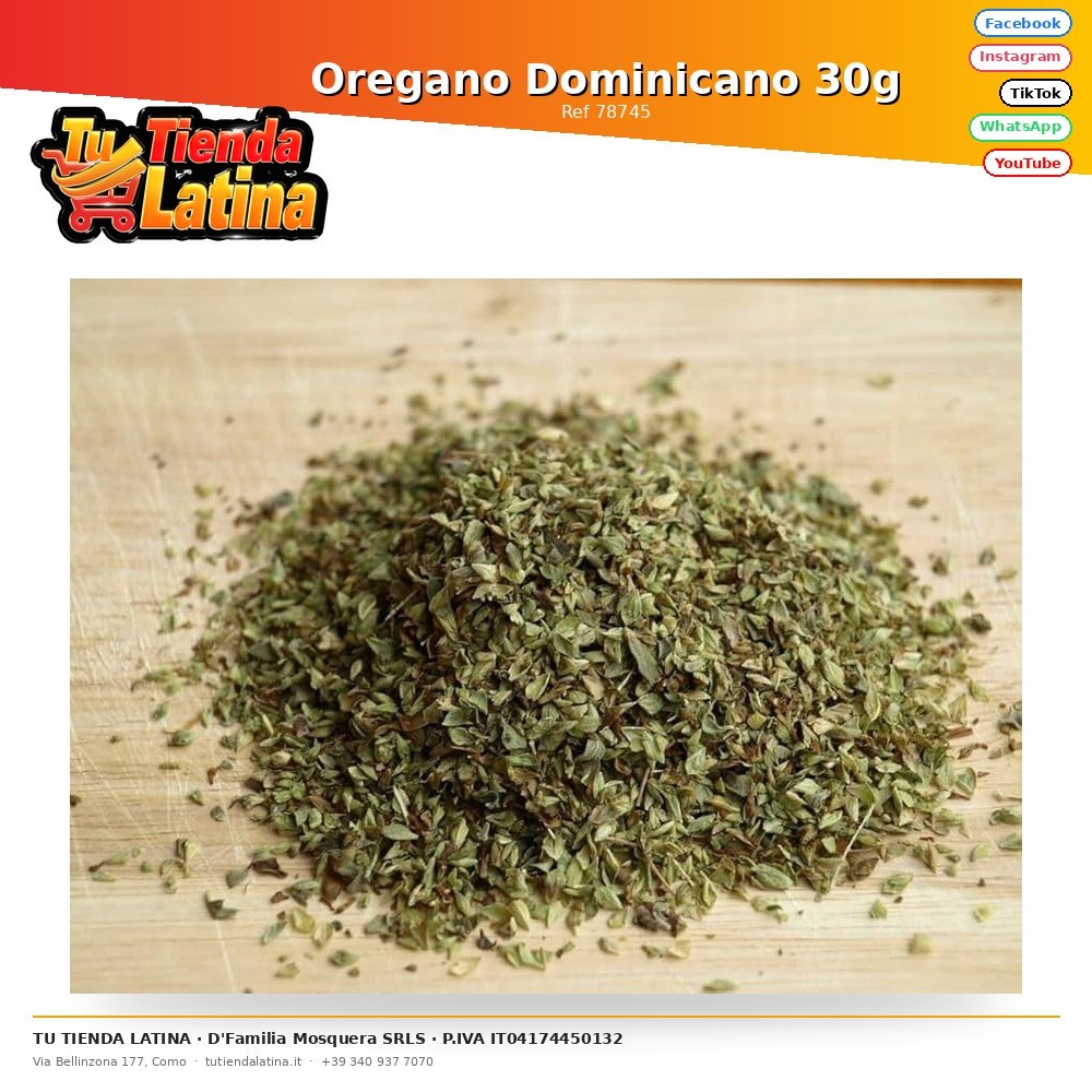 Oregano Dominicano RD 30g