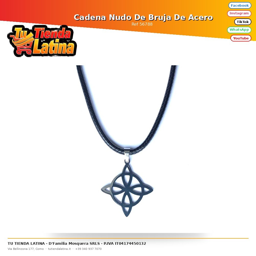 Steel Witch Knot Chain