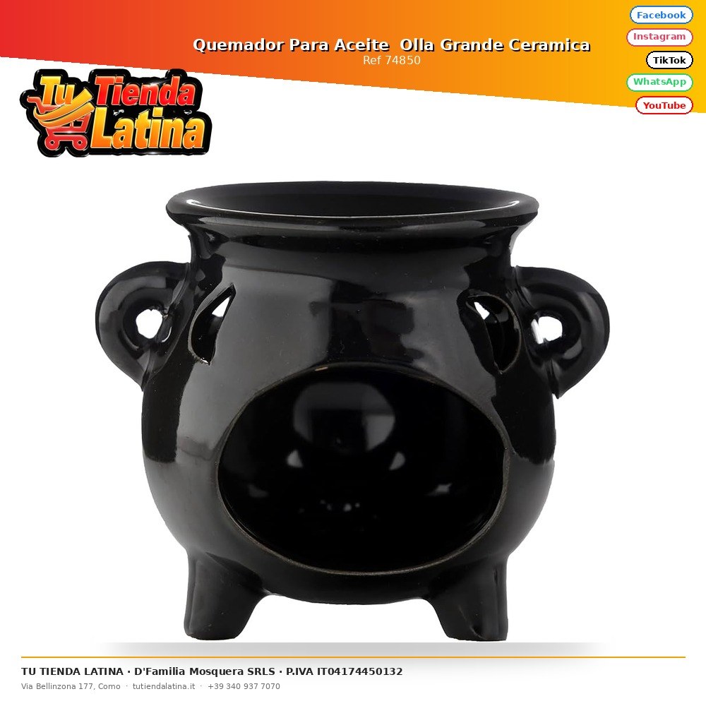 Oil Burner Large Ceramic Pot