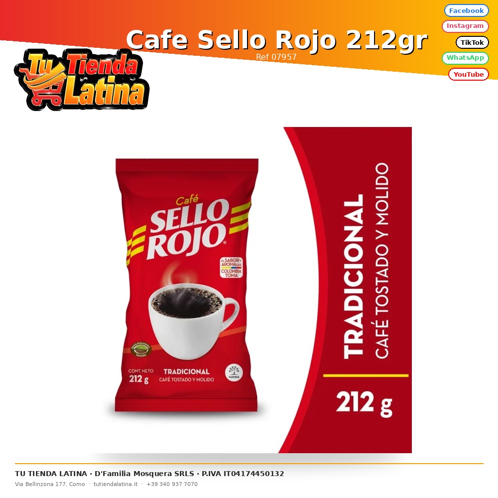 Caffè Sigillo Rosso 212gr
