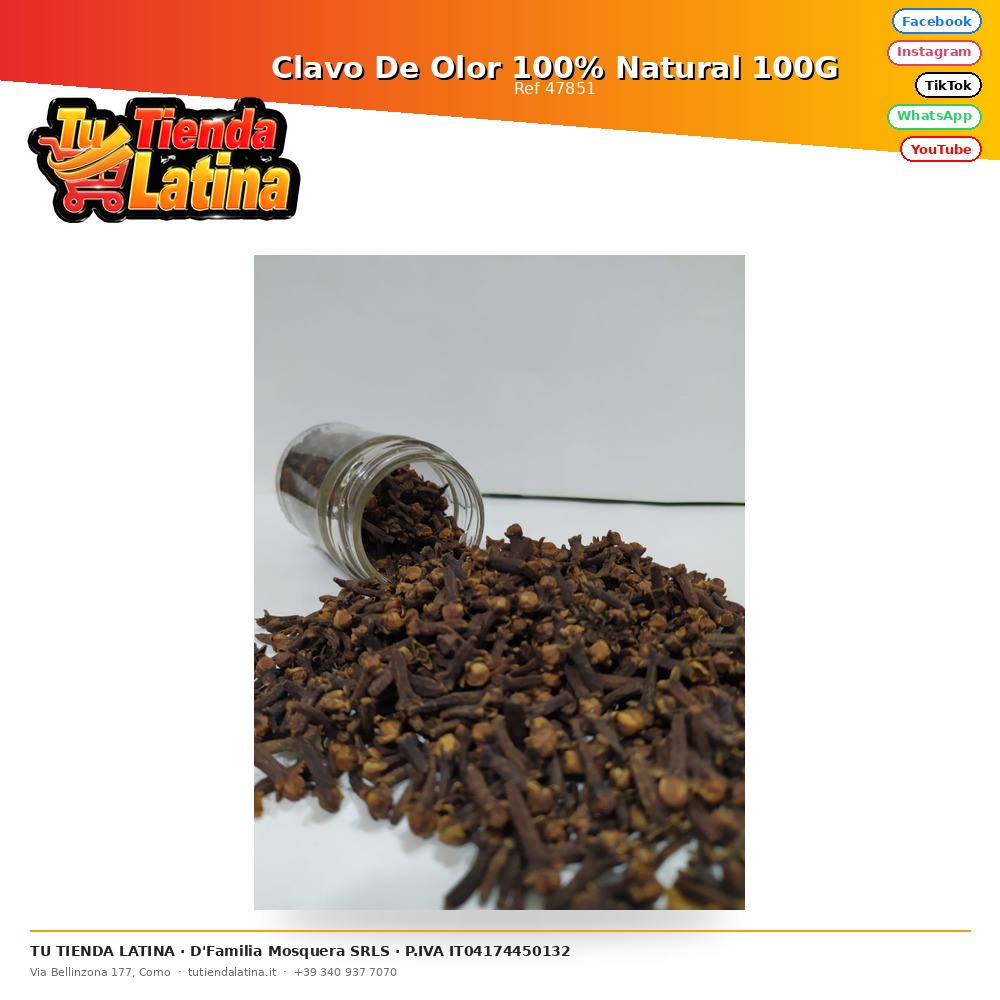 100% Natural Cloves 100G