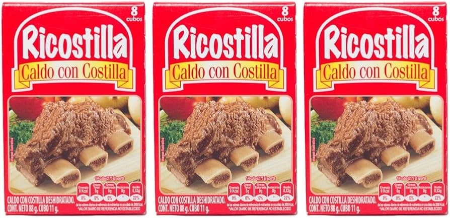 Ricostilla Caldo Con Costilla 60 Cubos 630g 3 x 1.00