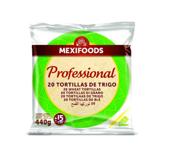 Mexifoods Professional 20 Tortillas De Trigo 440g 15cm