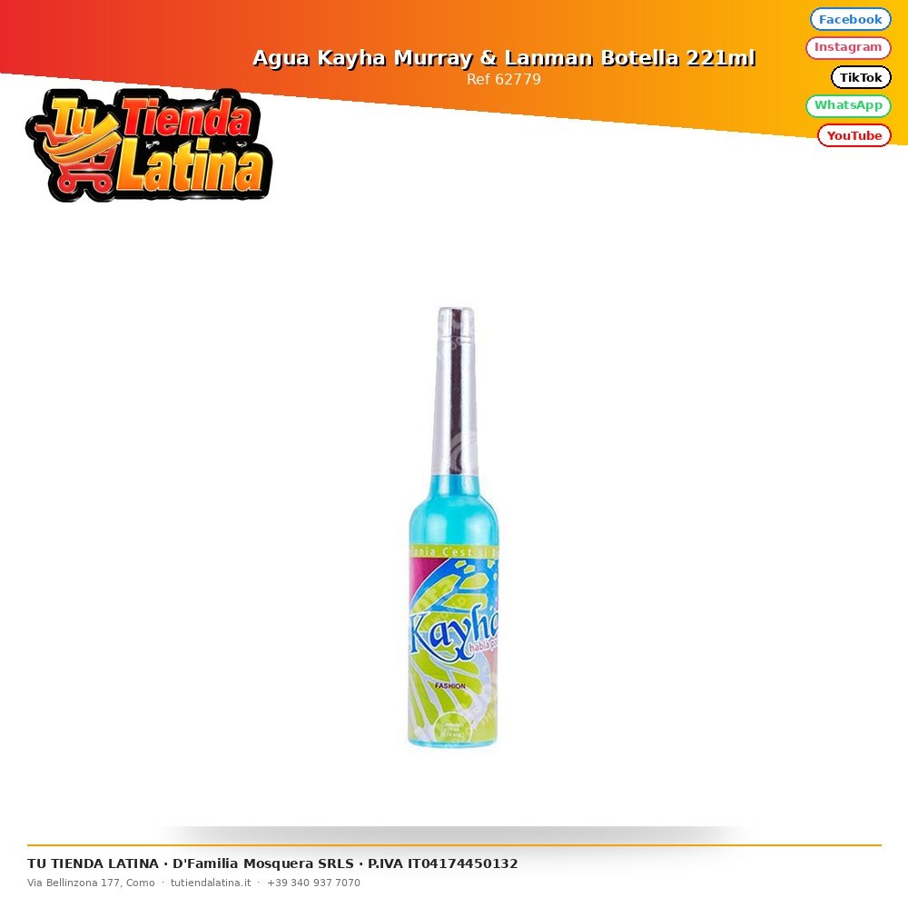 Agua Kayha Murray & Lanman Botella 221ml