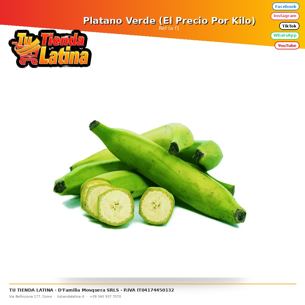 Green Plantain (The Price Per Kilo)