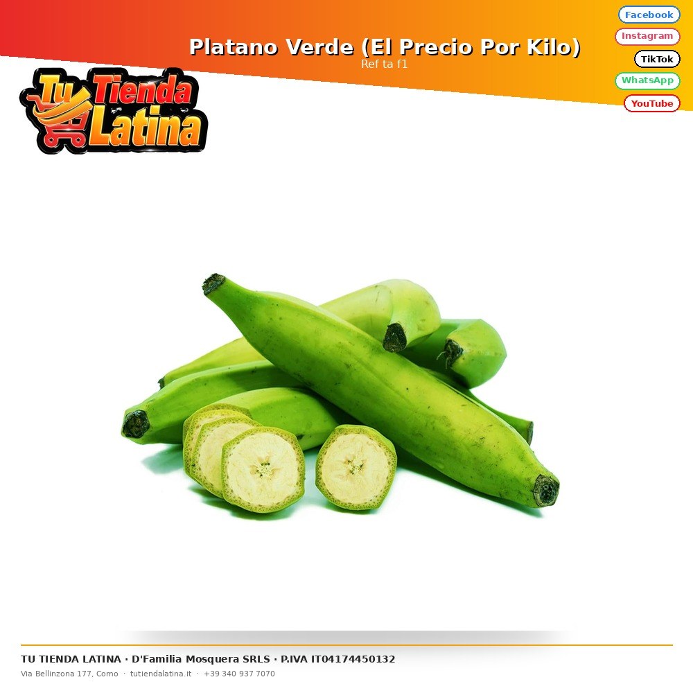 Platano Verde (El Precio Por Kilo)