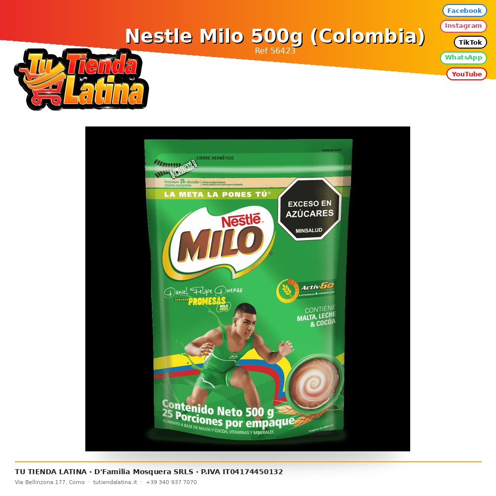 Nestle Milo 500g (Colombia)