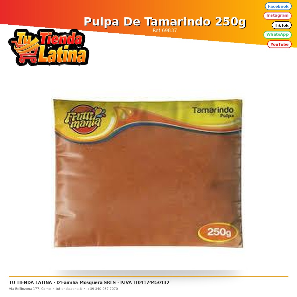 Polpa Di Tamarindo 250g