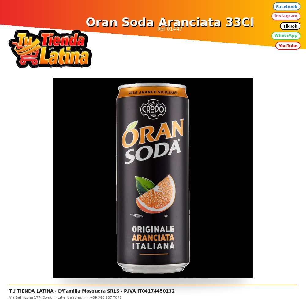 Oransoda Naranja 33cl
