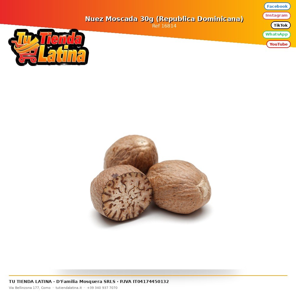 Nutmeg 30g (Dominican Republic)