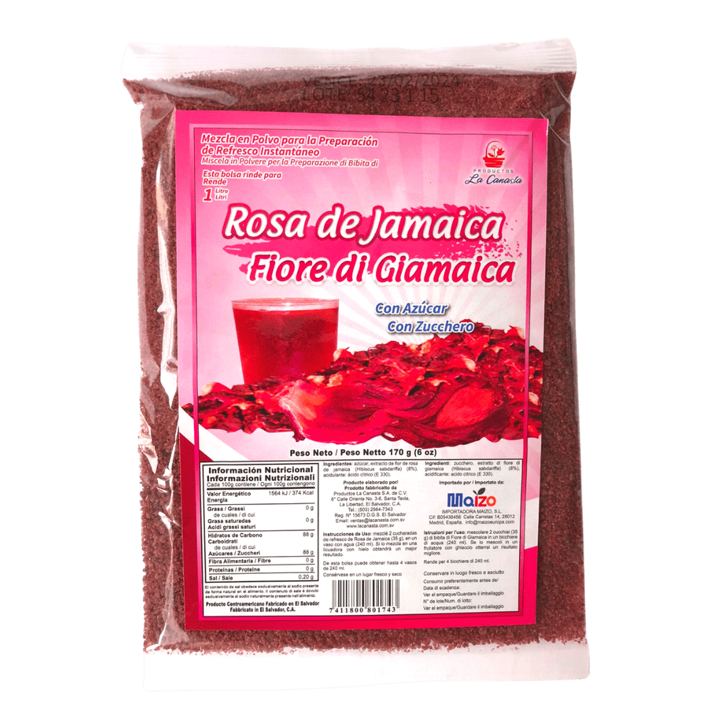 Mezcla En Polvo Rsa De Jamaica La Canasta 170 G