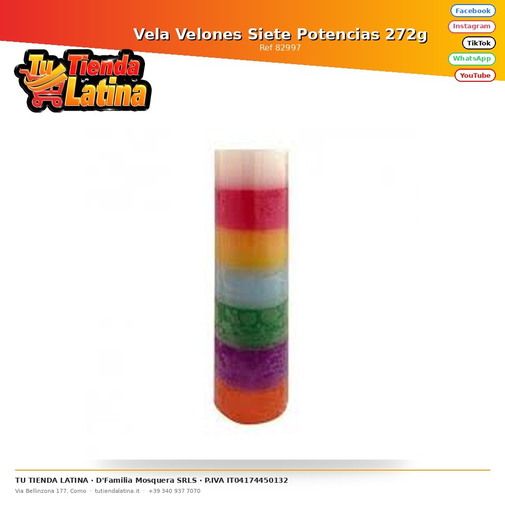 Candle Candles Seven Powers 272g