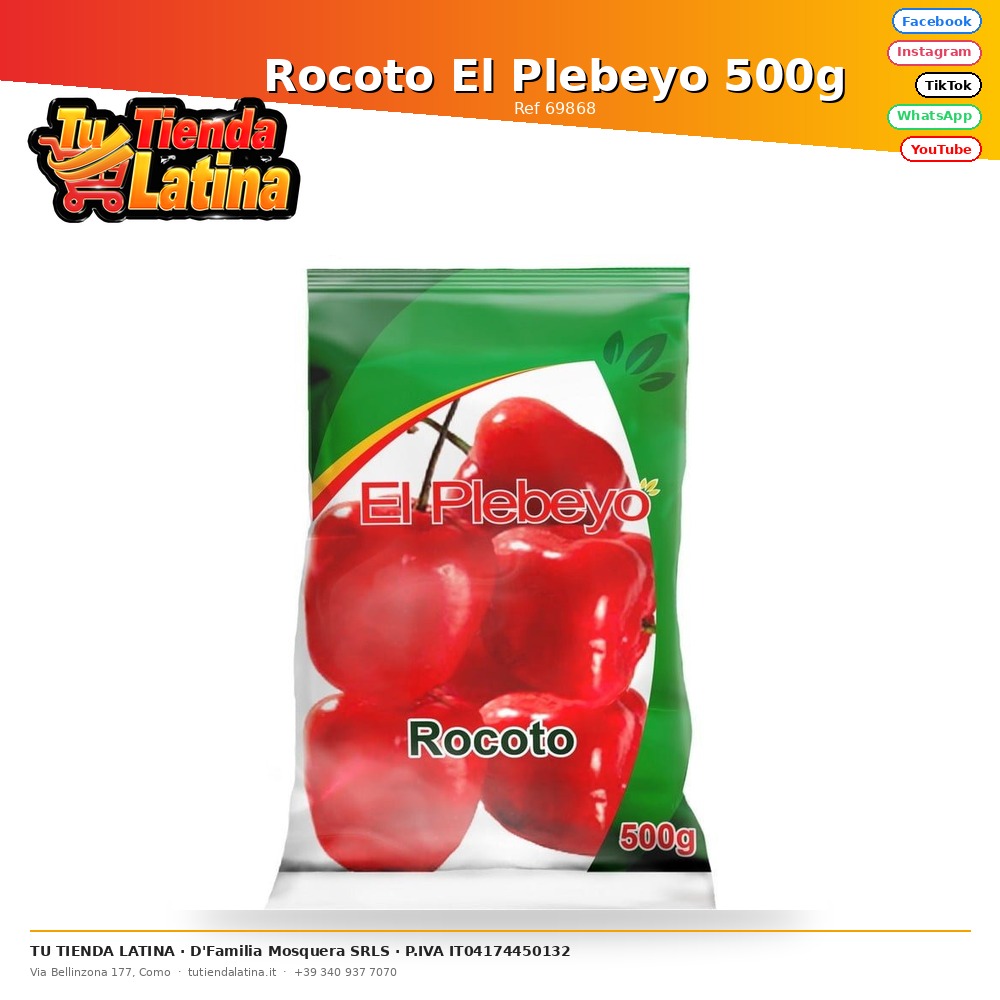 Rocoto El Plebeyo 500g