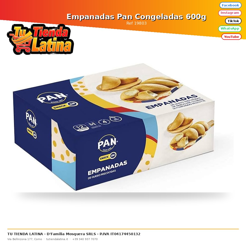 Empanadas Di Pane Surgelati 600g