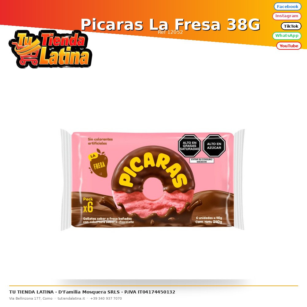 Picaras La Fresa 38G