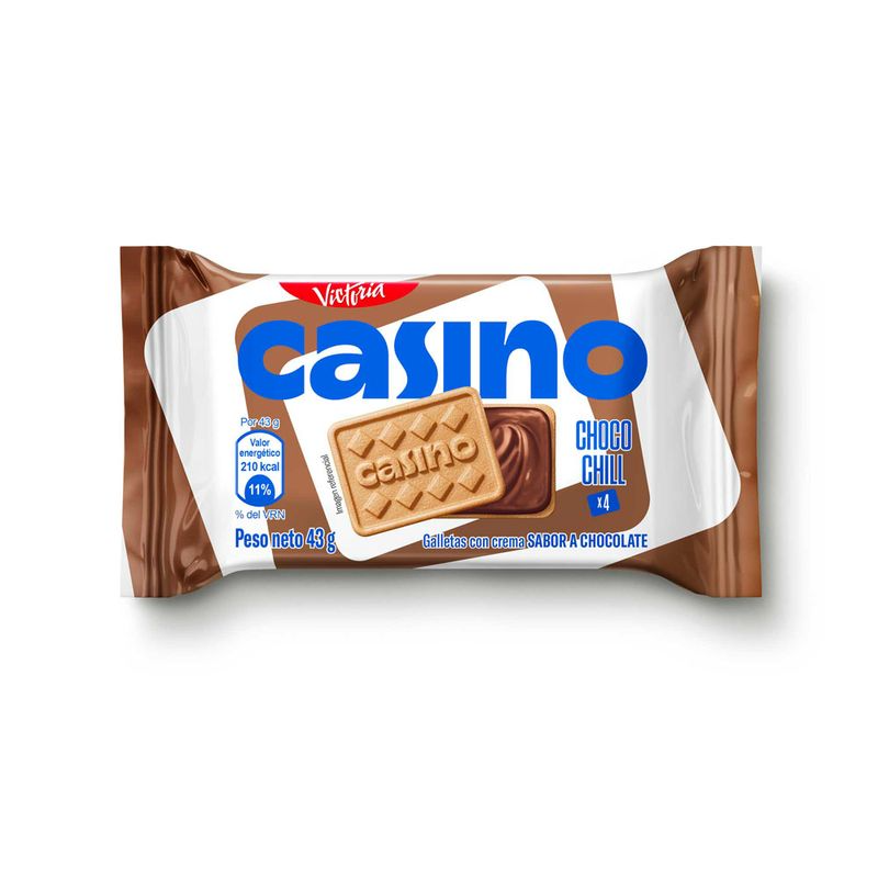 Galletas Casino Choco Chill 43G