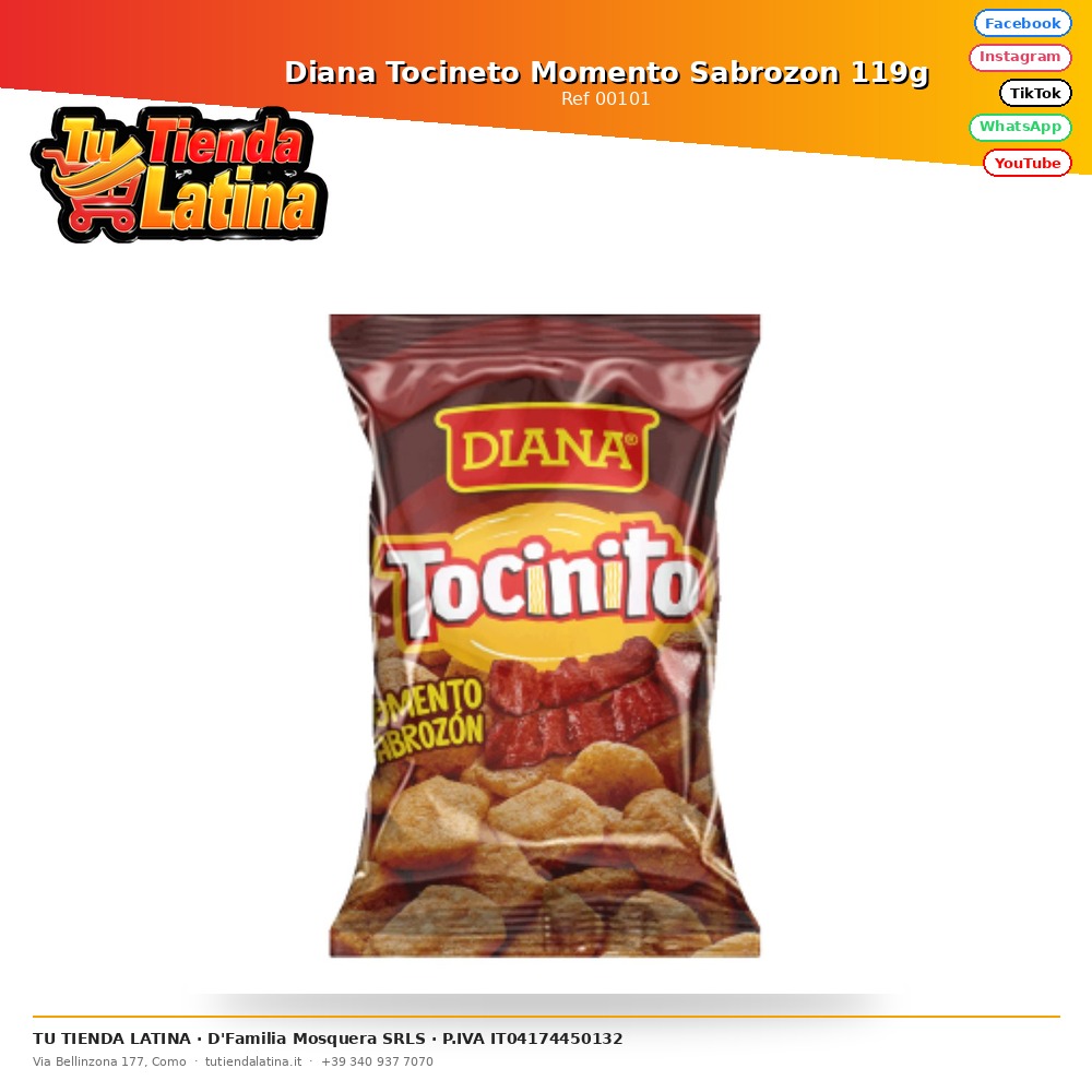 Diana Bacon Momento Sabrozon 119g